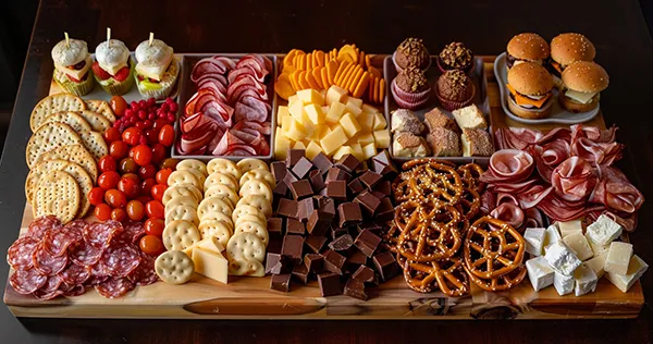 Board Game Charcuterie Board