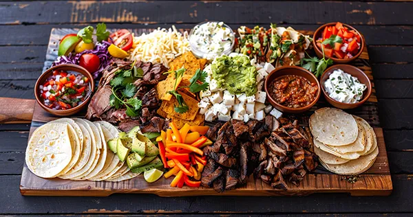 Taco Tuesday Charcuterie Board