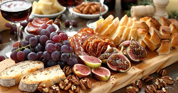 Vintage Vine Charcuterie Board